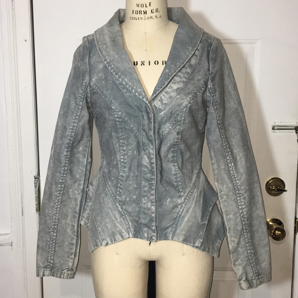 LAmade acid wash denim jacket. DONATING SOON
